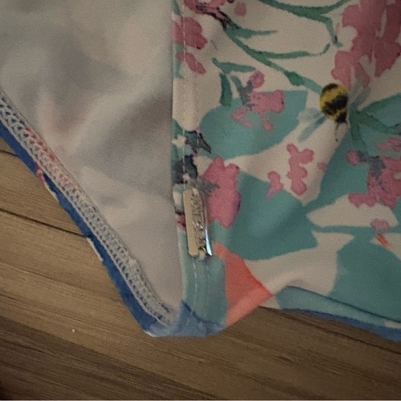 Axesea Floral Long Sleeve Swimsuit / Size 4 - Picture 4 of 5